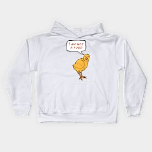 I am not a food Kids Hoodie